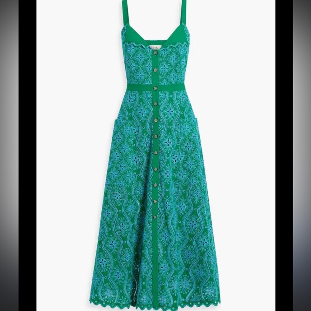 Saloni Turquoise Dress worn 2x EUC size 6